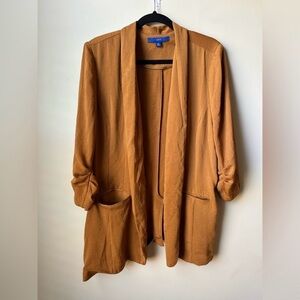 Apt. 9 Women's Shawl-Collar Pleat-Sleeve Open Front Blazer XXL BusinessCasual